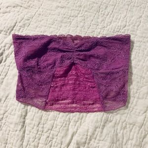 FREE PEOPLE Purple Strapless Bralette